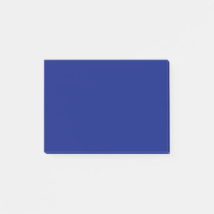 Post-it® Couleur solide bleu profond classique