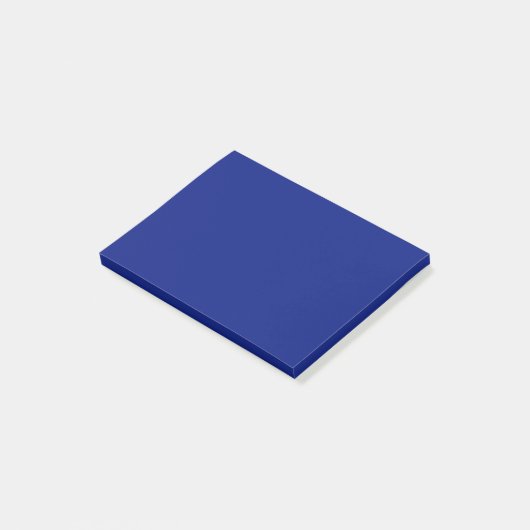 Post-it® Couleur solide bleu profond classique (Incliné)