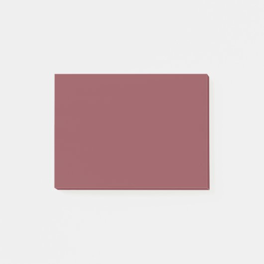 Post-it® Couleur solide Cordovan (Devant)