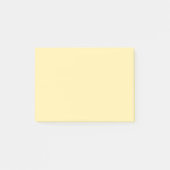 Post-it® Couleur solide crème au beurre (Devant)