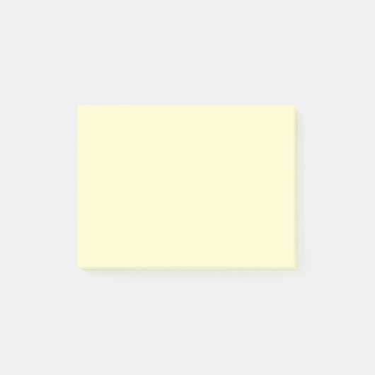 Post-it® Couleur solide de chiffon citron (Devant)