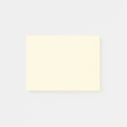 Post-it® Couleur solide de Cornsilk (Devant)