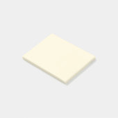 Post-it® Couleur solide de Cornsilk (Incliné)