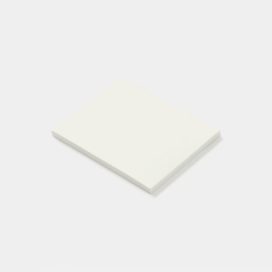 Post-it® Couleur solide de la colombe blanche (Incliné)
