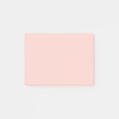 Post-it® Couleur solide de sel rose (Devant)