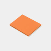 Post-it® Couleur solide de tigre orange (Incliné)