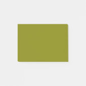 Post-it® Couleur solide d'olive (Devant)