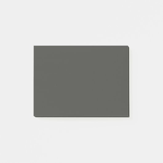 Post-it® Couleur solide d'olive noire (Devant)