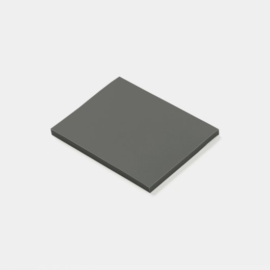 Post-it® Couleur solide d'olive noire (Incliné)