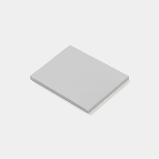 Post-it® Couleur solide en argent pur (Incliné)