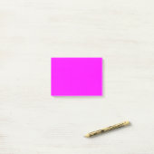 Post-it® Couleur solide Fuchsia | Classic Elegant (Sur un bureau)