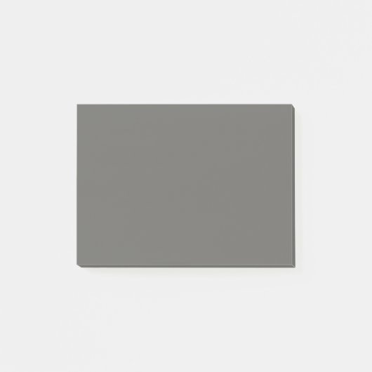 Post-it® Couleur solide fumée au charbon de bois (Devant)