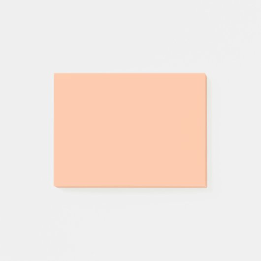 Post-it® Couleur solide Fuzz Peach (Devant)