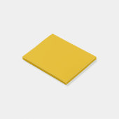 Post-it® Couleur solide jaune moutarde (Incliné)