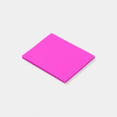 Post-it® Couleur solide magenta chaude (Incliné)