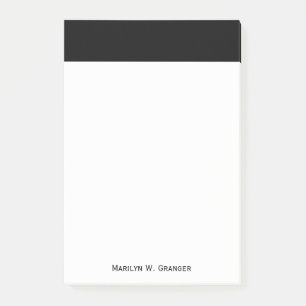 Post-it® Couleur solide : Noir