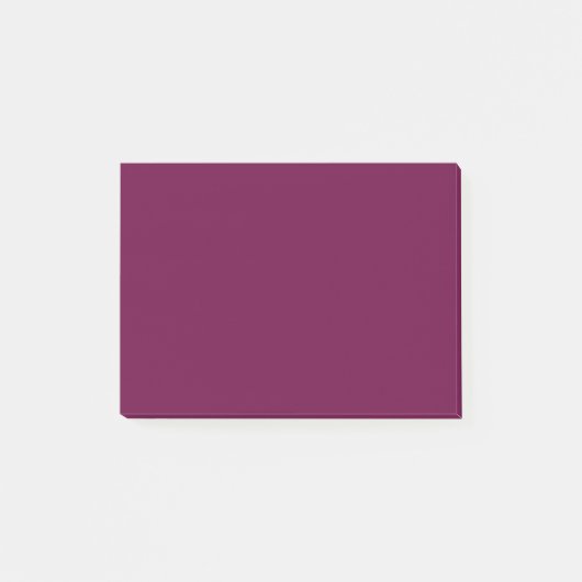 Post-it® Couleur solide pourpre tyrienne (Devant)