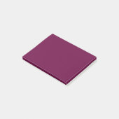 Post-it® Couleur solide pourpre tyrienne (Incliné)