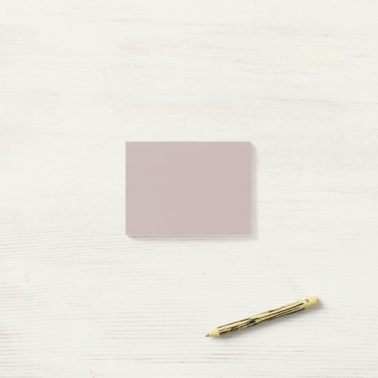 Post-it® Couleur solide rose argent (Sur un bureau)