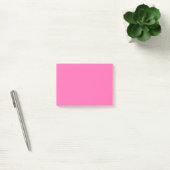 Post-it® Couleur solide rose chaud (Bureau)