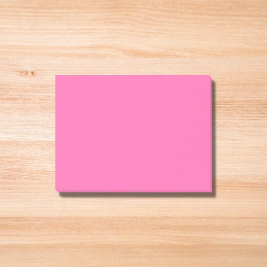 Post-it® Couleur solide rose chaud