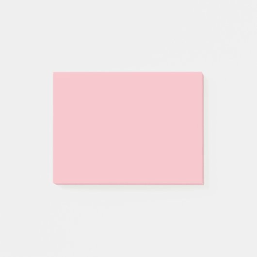 Post-it® Couleur solide rose en fleur (Devant)