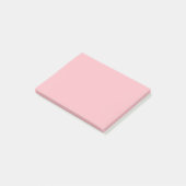 Post-it® Couleur solide rose en fleur (Incliné)