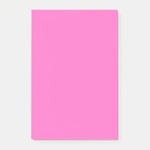 Post-it® Couleur solide rose néon | Classique (Devant)
