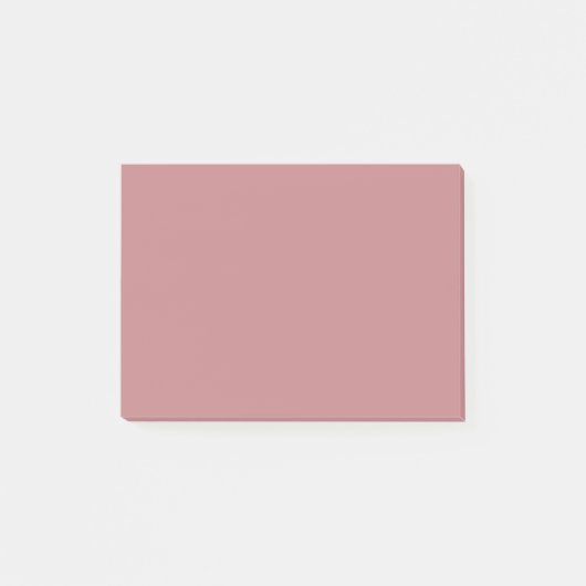 Post-it® Couleur solide Rose poussiéreux (Devant)