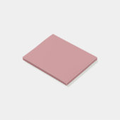 Post-it® Couleur solide Rose poussiéreux (Incliné)