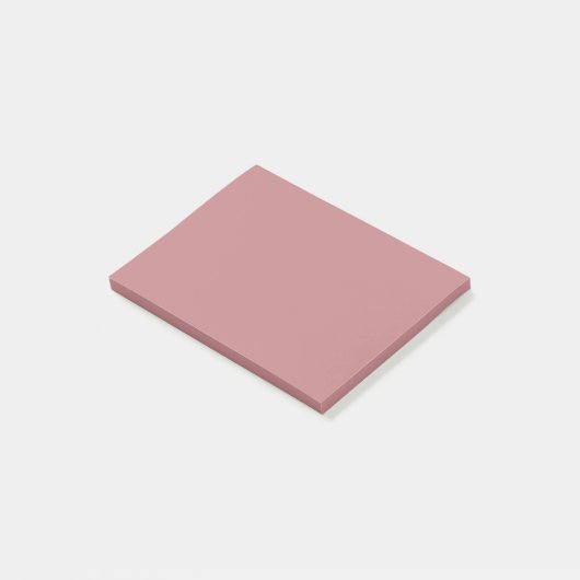 Post-it® Couleur solide Rose poussiéreux (Incliné)