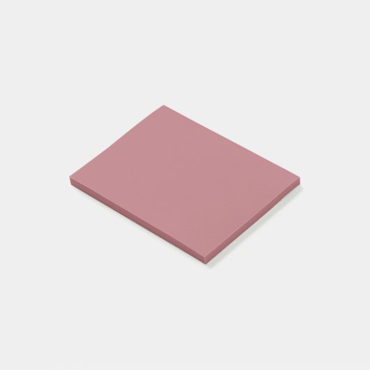 Post-it® Couleur solide Rose poussiéreux (Incliné)