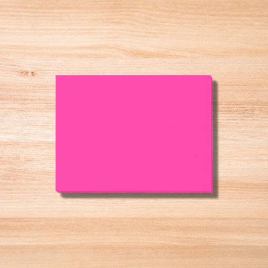 Post-it® Couleur solide rose profonde