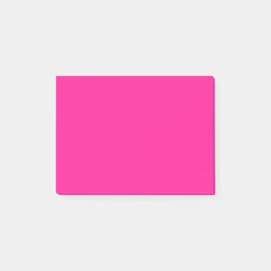 Post-it® Couleur solide rose profonde (Devant)