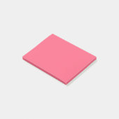 Post-it® Couleur solide rose rose (Incliné)
