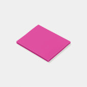Post-it® Couleur solide rose vif (Incliné)