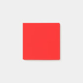 Post-it® Couleur solide rouge | Classique | Élégant | tenda (Devant)