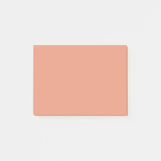 Post-it® Couleur solide Saumon foncé (Devant)