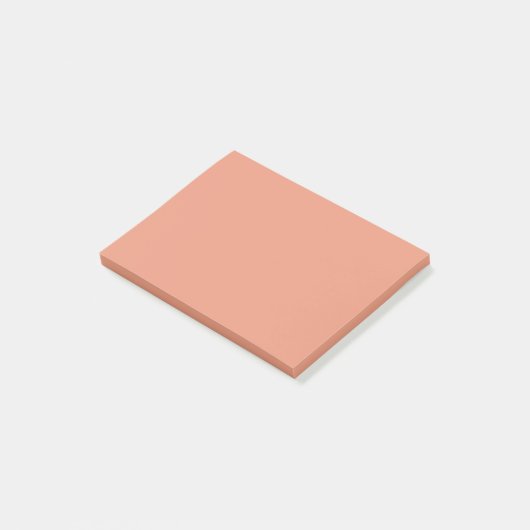 Post-it® Couleur solide Saumon foncé (Incliné)