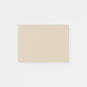 Post-it® Couleur solide Tan Plus Douce (Devant)
