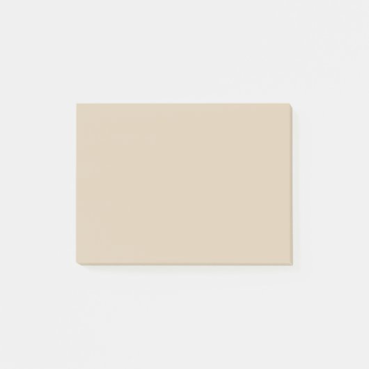 Post-it® Couleur solide Tan Plus Douce (Devant)