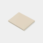 Post-it® Couleur solide Tan Plus Douce (Incliné)