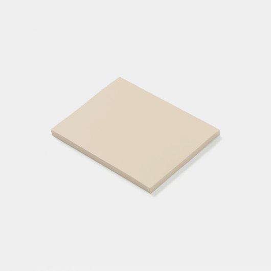 Post-it® Couleur solide Tan Plus Douce (Incliné)