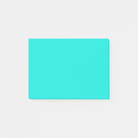 Post-it® Couleur solide turquoise brillante (Devant)