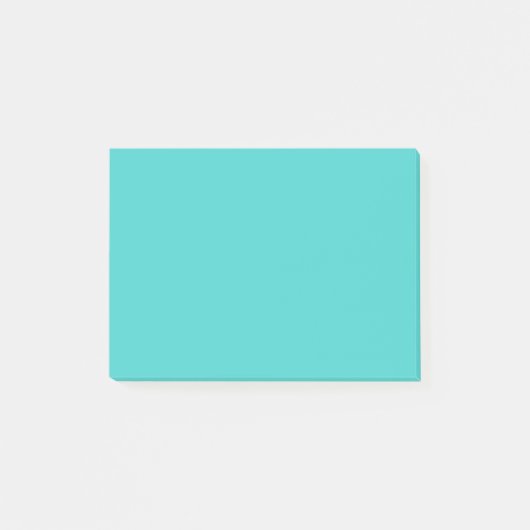Post-it® Couleur solide turquoise moyenne (Devant)