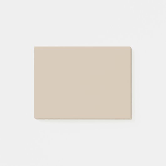 Post-it® Couleur solide vanille foncée (Devant)