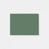 Post-it® Couleur solide vert émeraude foncé (Devant)