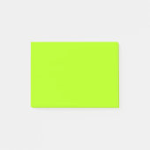 Post-it® Couleur solide vert fluorescent (Devant)