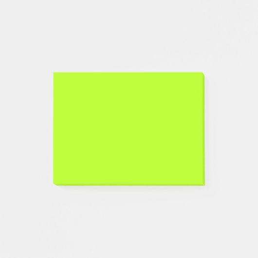 Post-it® Couleur solide vert fluorescent (Devant)