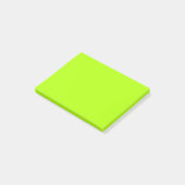 Post-it® Couleur solide vert fluorescent (Incliné)